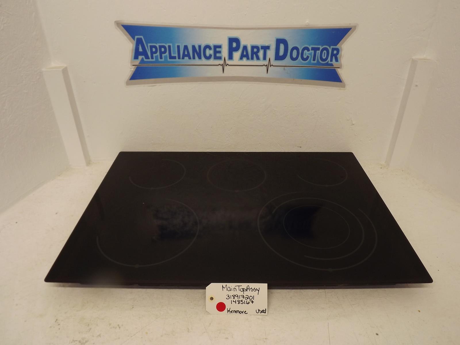 Kenmore Range 318917201 1485167 Main Top Assy Used Kenmore Range 318917201 1485167 Main Top Assy Used